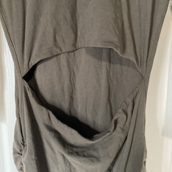 James Perse New Maxi Pencil Style Dress With Open Back Slit - Picture 12 of 12